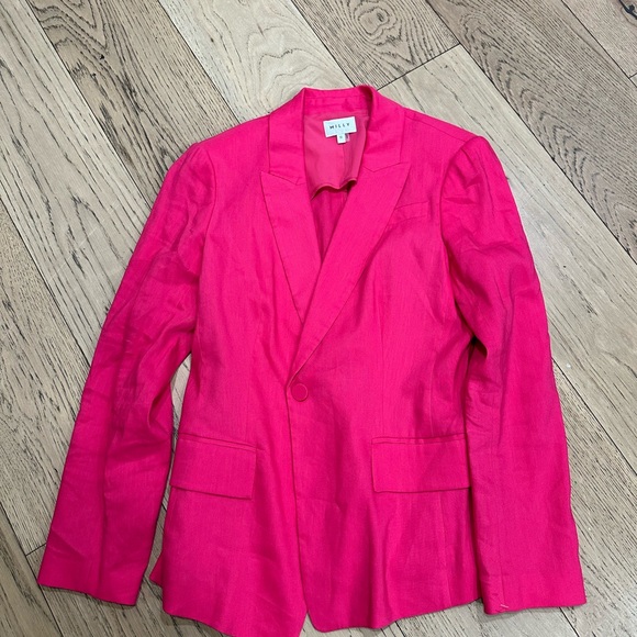 Milly Jackets & Blazers - Milly hot pink single-button blazer